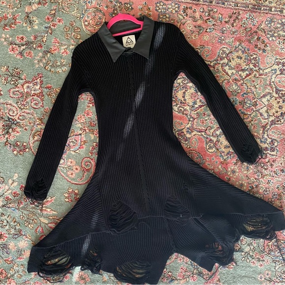 UNIF Dresses & Skirts - UNIF Francis Black Sweater Dress